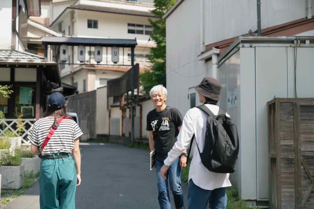 ガイドとの雑談