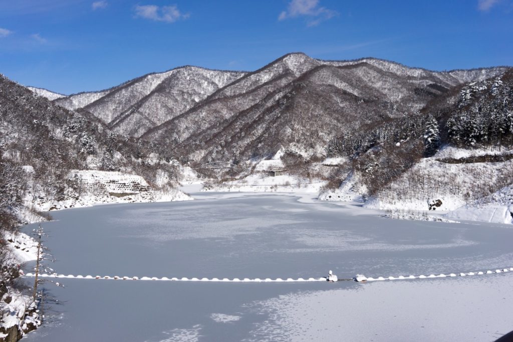 Winter Oku Shima Lake